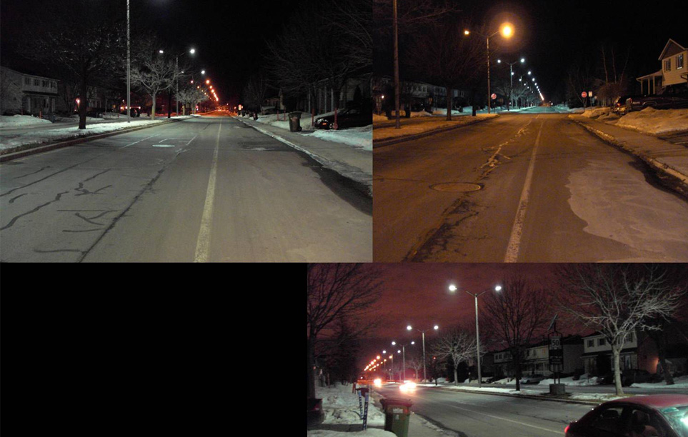 LED Street Light, LU4 in Varennes, Québec, Canada