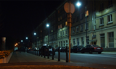 LED Street Light, LU4 at Dzielna Street in Warsaw Poland