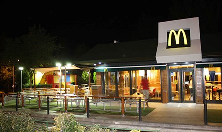 LED Street Light, LU4 in McDonald's Spain