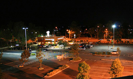 LED Street Light, LU6 installed in Australia Shopping Mall