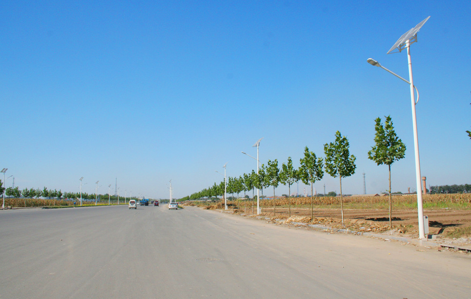 LED Street Light Project in Hebei China