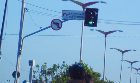 LED Traffic Light in Brazil