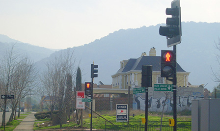 LED Traffic Light in Chile
