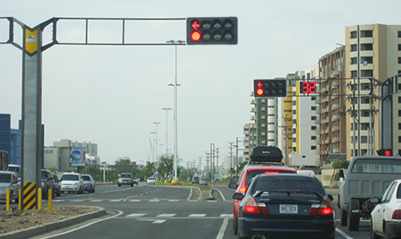 LED Traffic Light in Venezuela