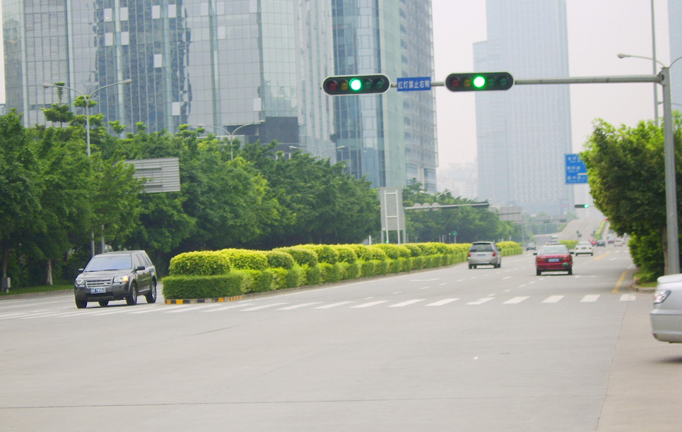 LED Traffic Light project in city hall of Shenzhen