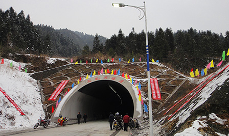 BBE Intelligent LED Tunnel Lights in Hubei, China