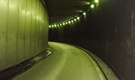 LED Tunnel Lighting in Valladolid, Spain