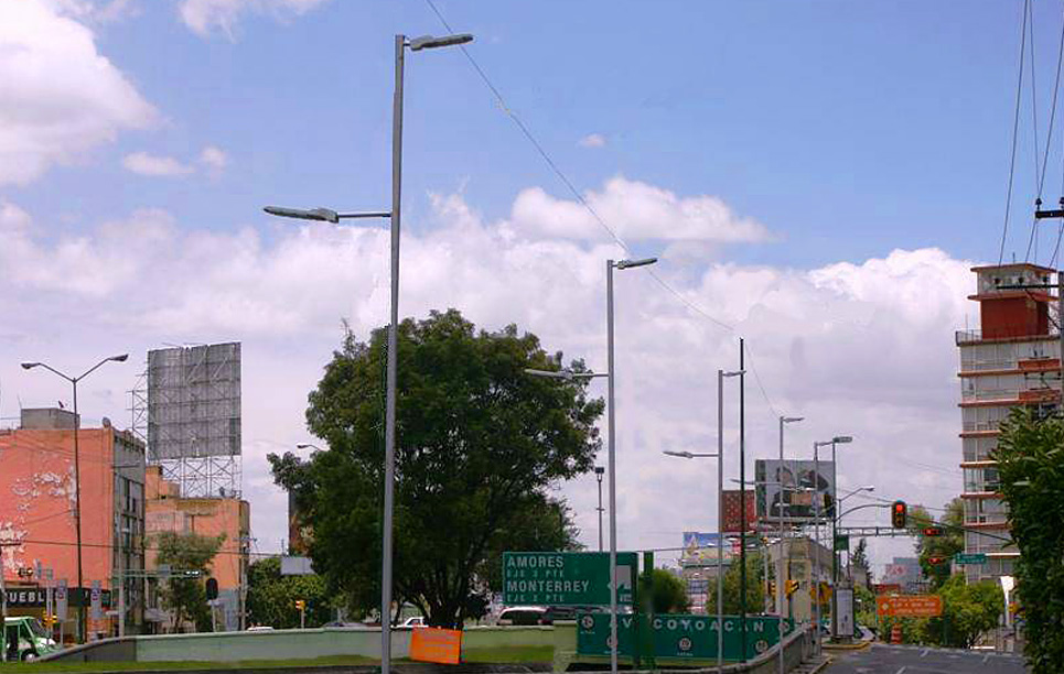 More LED Street Light, LU6 in Mexico City