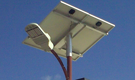 Solar LED Street light LU2 in Maldives