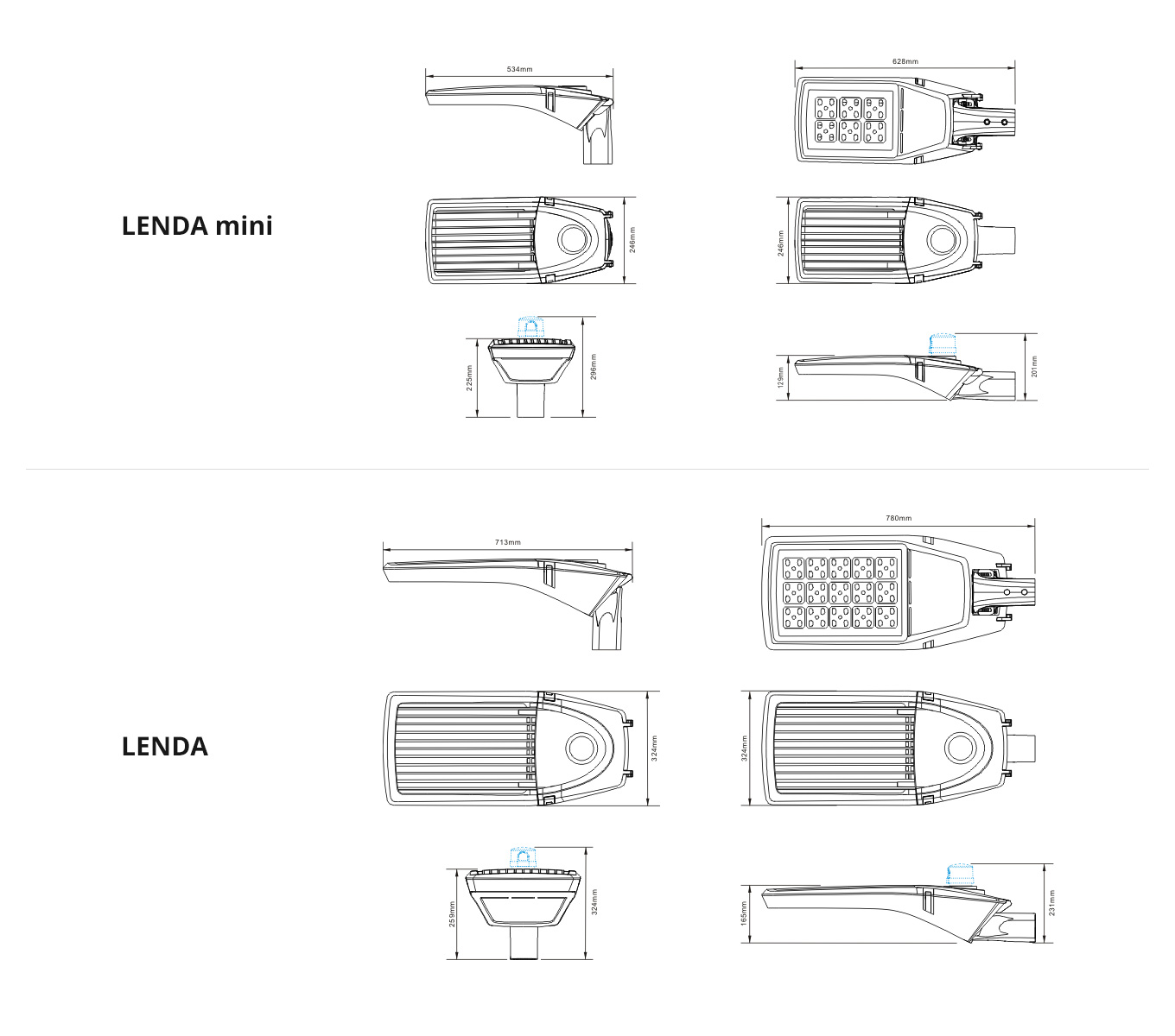 LED Street Light - LENDA series