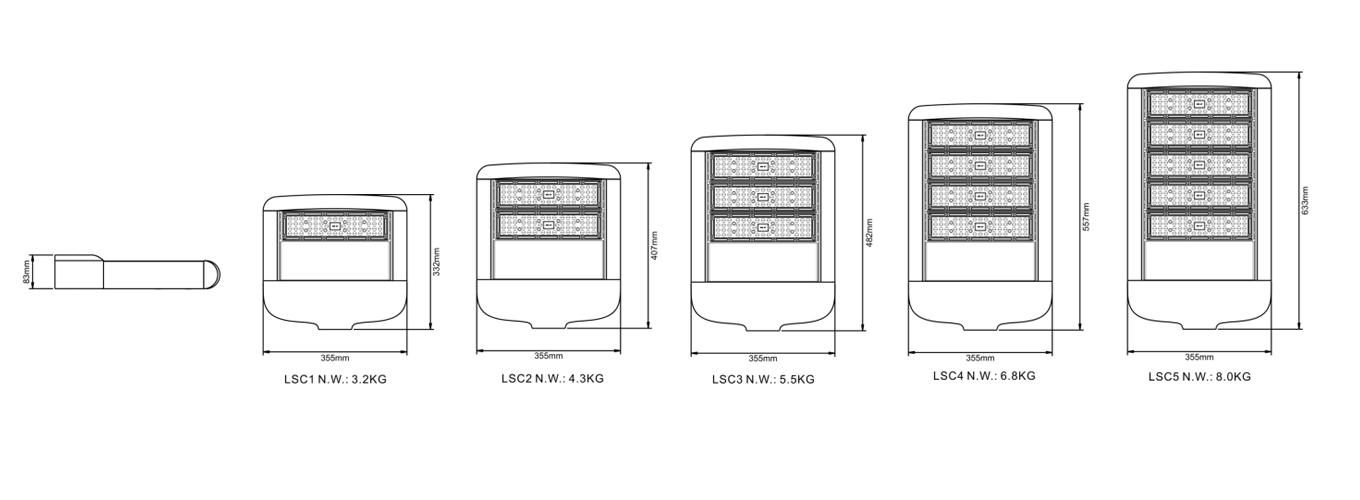 LED Street Light - LSC series